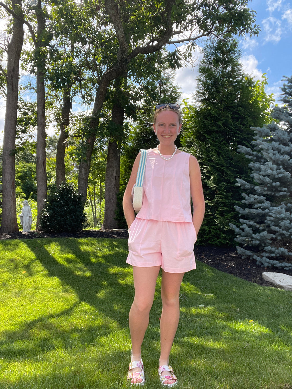 Pretty in Pink Tank and Shorts Set