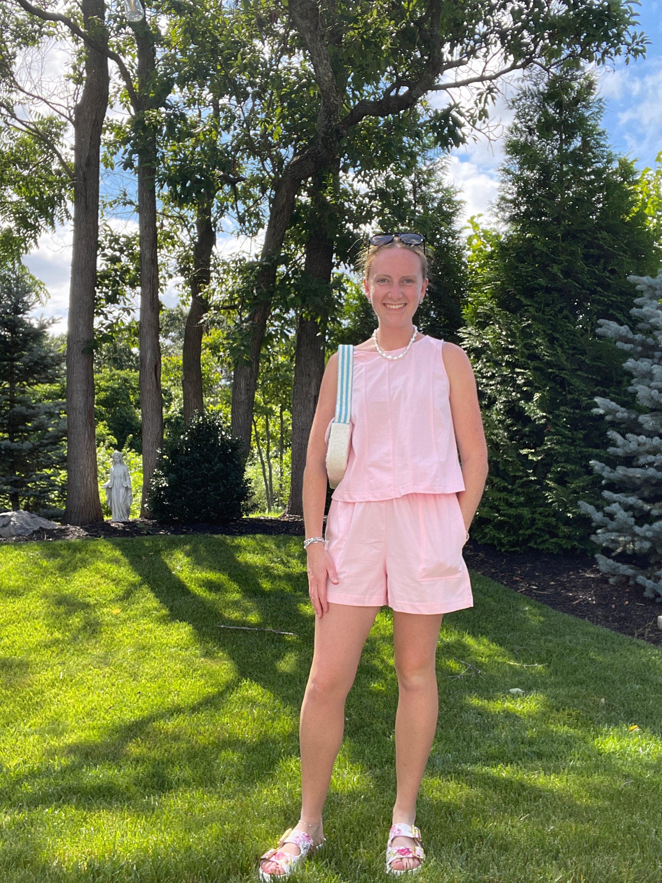 Pretty in Pink Tank and Shorts Set