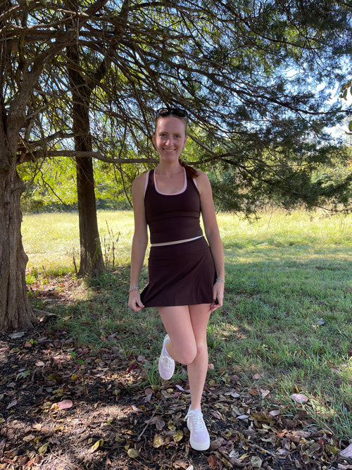 Chocolate Split Skort